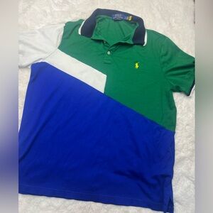 Polo Ralph Lauren men’s multicoloured green, white, blue, yellow logo